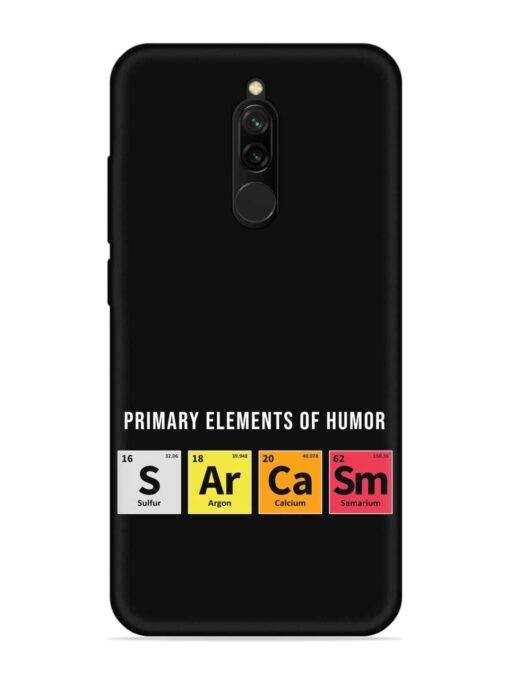 Primary Elements Humor Embossed Soft Silicone Case for Xiaomi Redmi 8