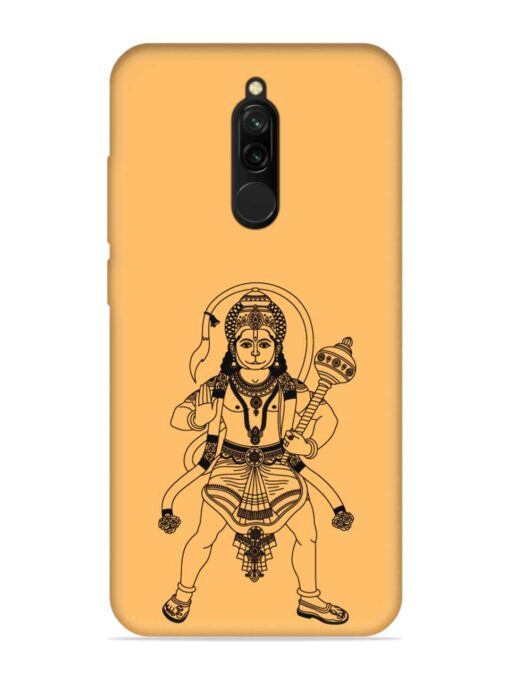 Indian God Hanuman Embossed Soft Silicone Case for Xiaomi Redmi 8