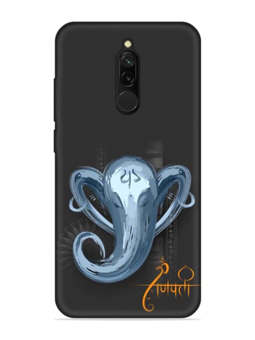 Illustration Lord Ganpati Embossed Soft Silicone Case for Xiaomi Redmi 8