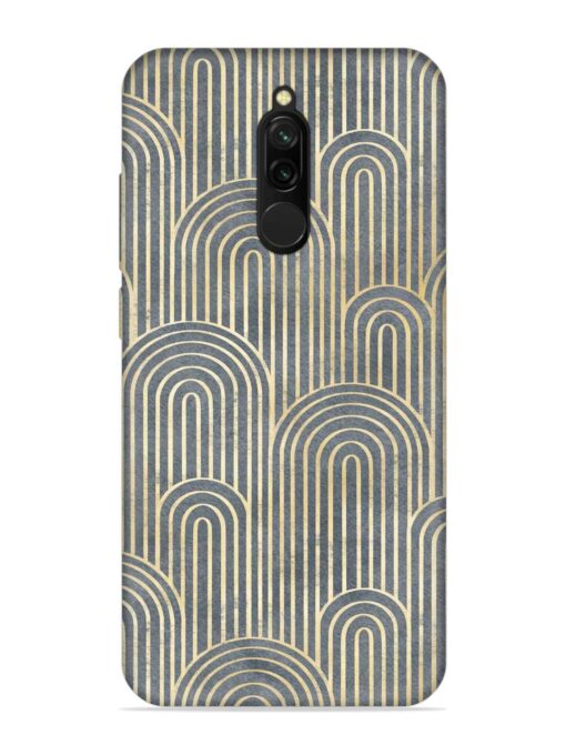 Art Deco Style Embossed Soft Silicone Case for Xiaomi Redmi 8 Zapvi