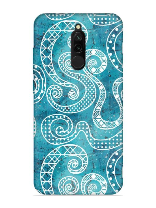 Vintage Curved Seamless Embossed Soft Silicone Case for Xiaomi Redmi 8 Zapvi