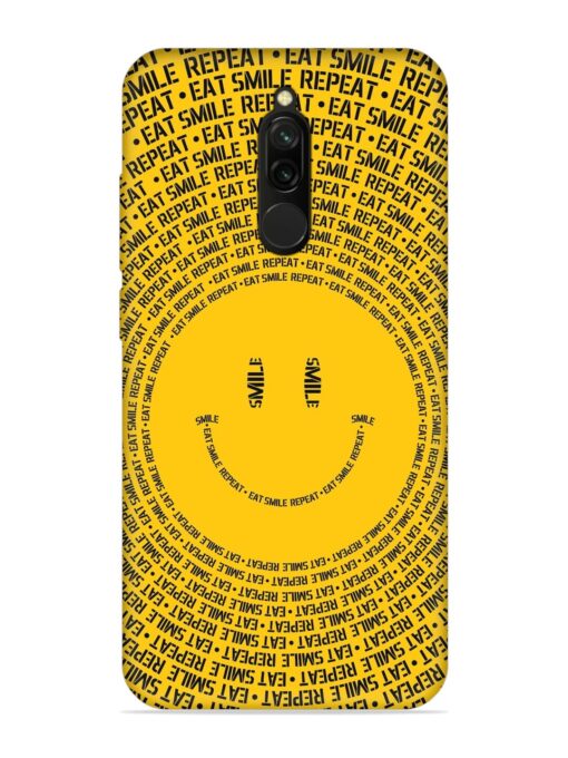 Smiley Embossed Soft Silicone Case for Xiaomi Redmi 8