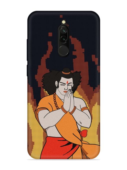 Shree Ram Vector Embossed Soft Silicone Case for Xiaomi Redmi 8 Zapvi