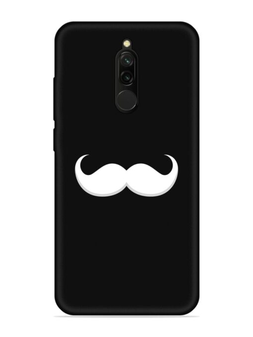 Mustache Vector Embossed Soft Silicone Case for Xiaomi Redmi 8