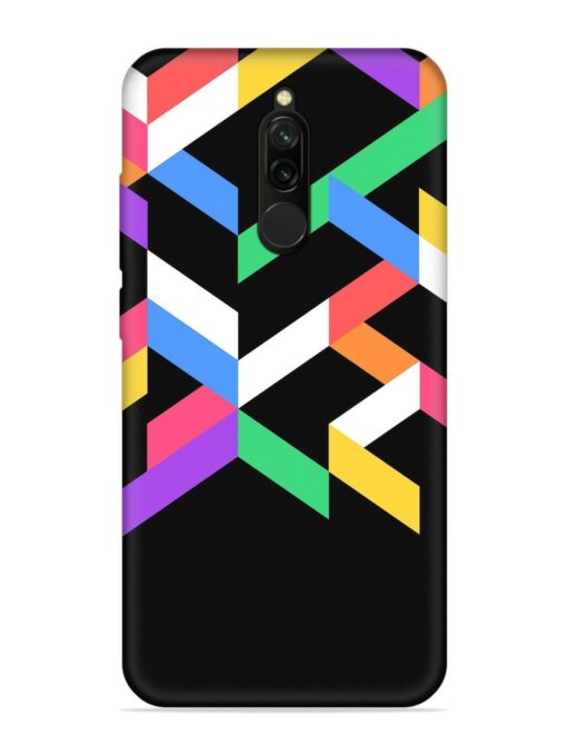 Colorshape Abstarct Embossed Soft Silicone Case for Xiaomi Redmi 8 Zapvi