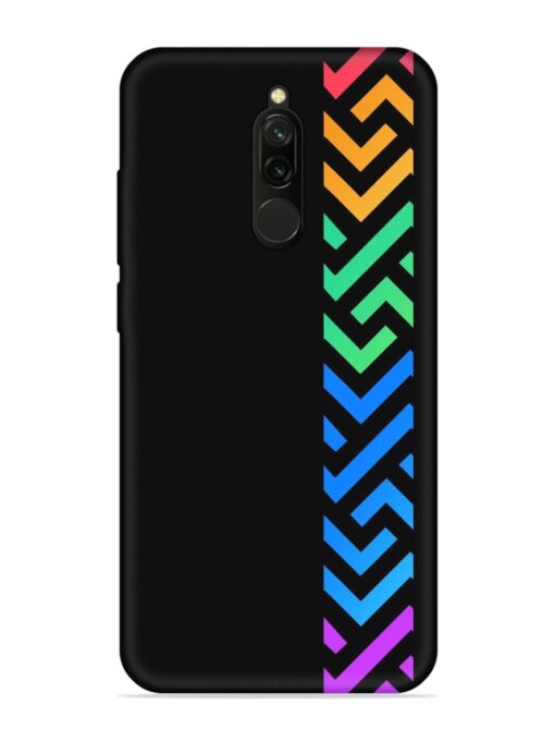 Colorshape Stripes Embossed Soft Silicone Case for Xiaomi Redmi 8 Zapvi