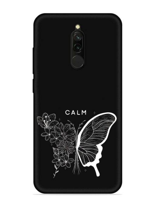 Calm Embossed Soft Silicone Case for Xiaomi Redmi 8 Zapvi