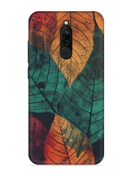 Leaves Artwork Embossed Soft Silicone Case for Xiaomi Redmi 8