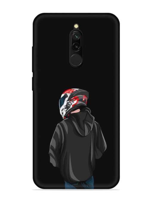 Motorcycle Rider Embossed Soft Silicone Case for Xiaomi Redmi 8 Zapvi