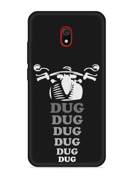 Dug Dug Dug Embossed Soft Silicone Case for Xiaomi Redmi 8A Zapvi