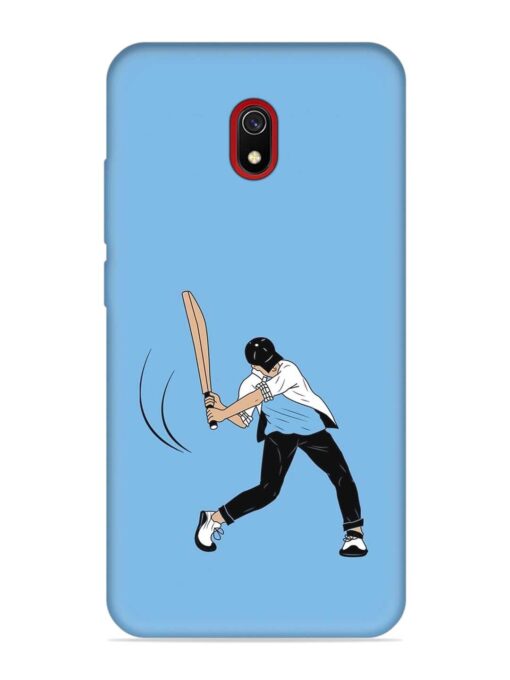 Cricket Gully Boy Embossed Soft Silicone Case for Xiaomi Redmi 8A Zapvi