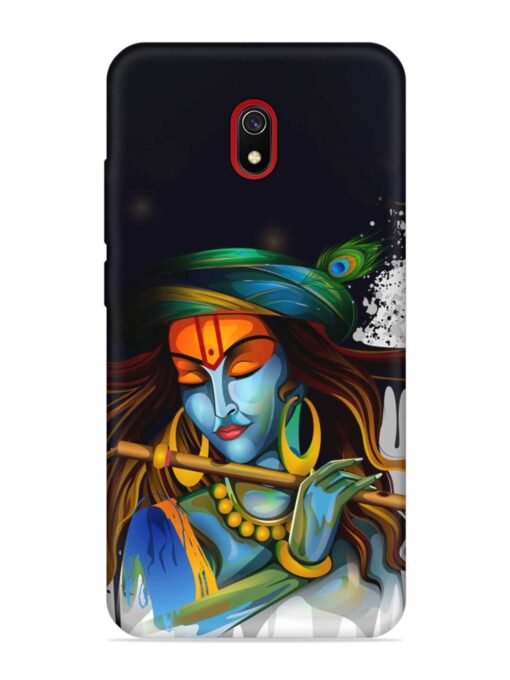 Krishna Art Embossed Soft Silicone Case for Xiaomi Redmi 8A Zapvi