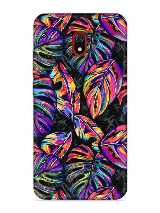 Tropical Seamless Vector Embossed Soft Silicone Case for Xiaomi Redmi 8A Zapvi