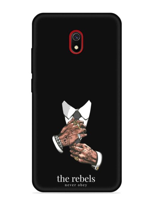 Rebels Slogan Man Embossed Soft Silicone Case for Xiaomi Redmi 8A Zapvi