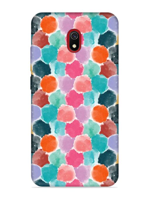 Colorful Seamless Pattern Embossed Soft Silicone Case for Xiaomi Redmi 8A Zapvi