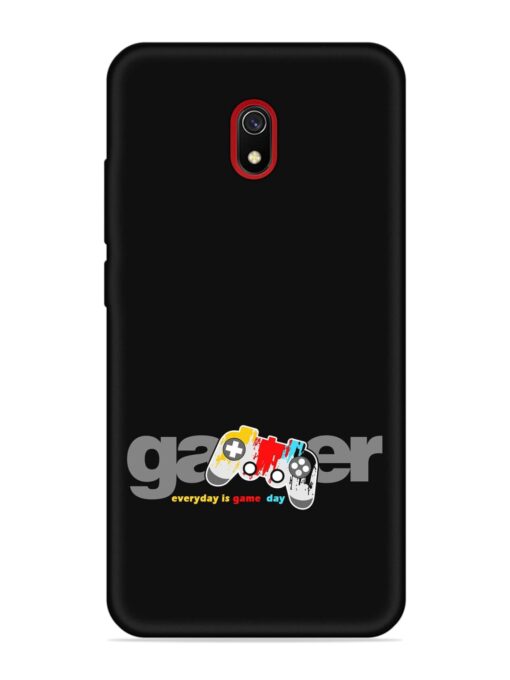 Gamer Everyday Game Embossed Soft Silicone Case for Xiaomi Redmi 8A Zapvi