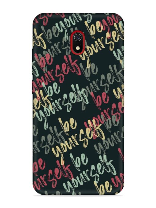 Yourself Seamless Embossed Soft Silicone Case for Xiaomi Redmi 8A Zapvi