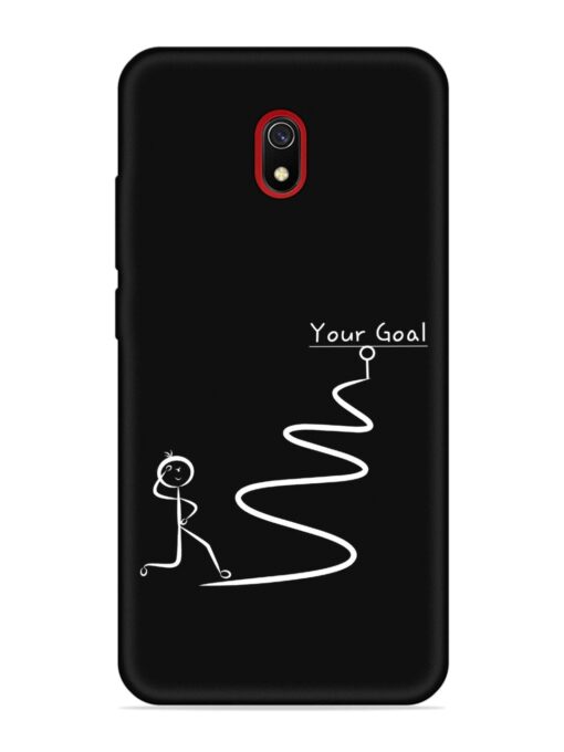 Your Goal Embossed Soft Silicone Case for Xiaomi Redmi 8A Zapvi