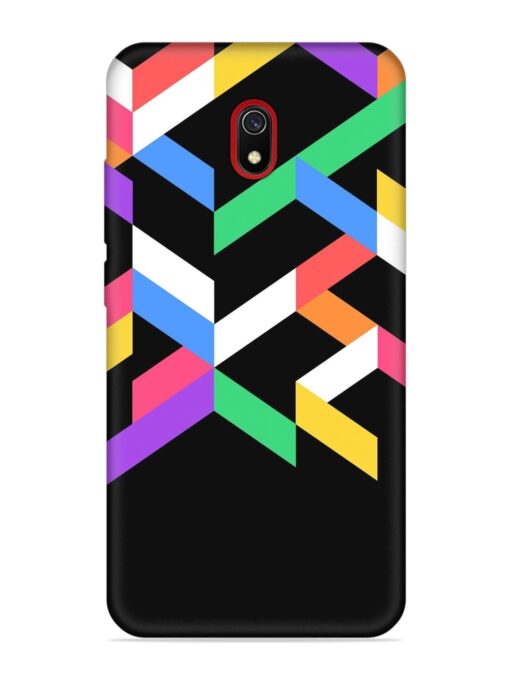 Colorshape Abstarct Embossed Soft Silicone Case for Xiaomi Redmi 8A Zapvi