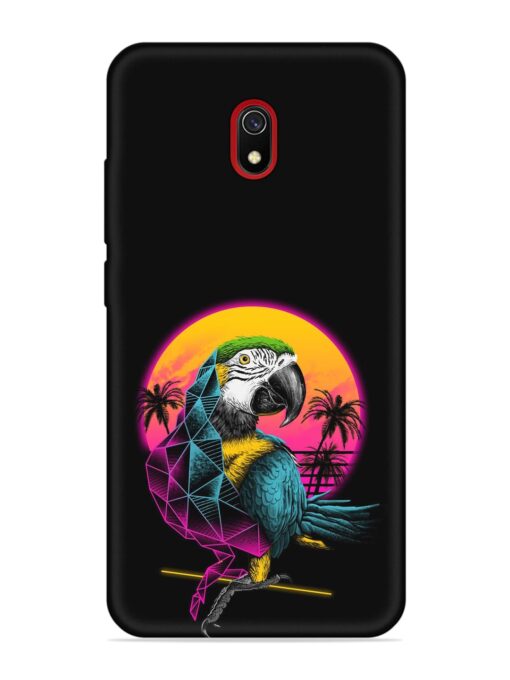 Rad Parrot Embossed Soft Silicone Case for Xiaomi Redmi 8A Zapvi