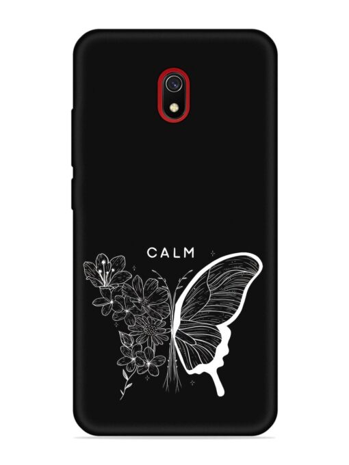 Calm Embossed Soft Silicone Case for Xiaomi Redmi 8A Zapvi