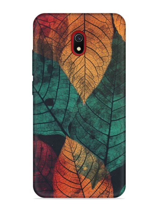 Leaves Artwork Embossed Soft Silicone Case for Xiaomi Redmi 8A Zapvi