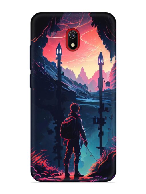 Cgs Artwork Embossed Soft Silicone Case for Xiaomi Redmi 8A Zapvi