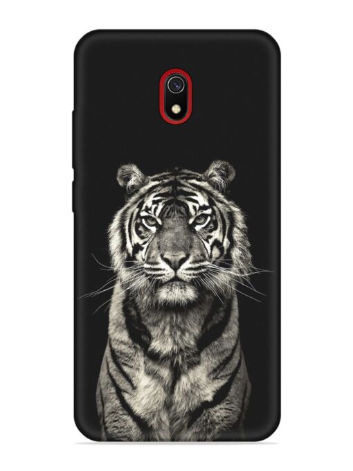 Tiger Art Embossed Soft Silicone Case for Xiaomi Redmi 8A Zapvi