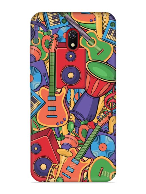 Colorful Music Art Embossed Soft Silicone Case for Xiaomi Redmi 8A Zapvi