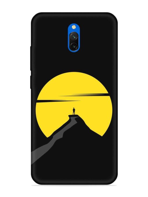 Black Ultra Vector Embossed Soft Silicone Case for Xiaomi Redmi 8A Dual