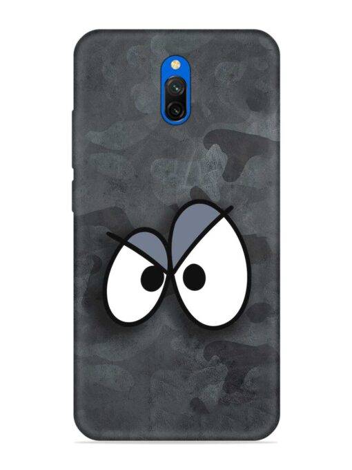 Big Eyes Night Mode Embossed Soft Silicone Case for Xiaomi Redmi 8A Dual Zapvi