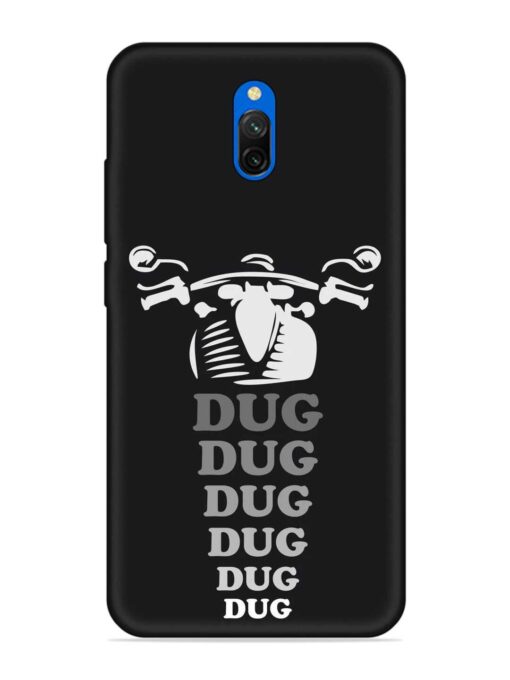 Dug Dug Dug Embossed Soft Silicone Case for Xiaomi Redmi 8A Dual Zapvi