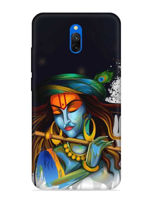 Krishna Art Embossed Soft Silicone Case for Xiaomi Redmi 8A Dual