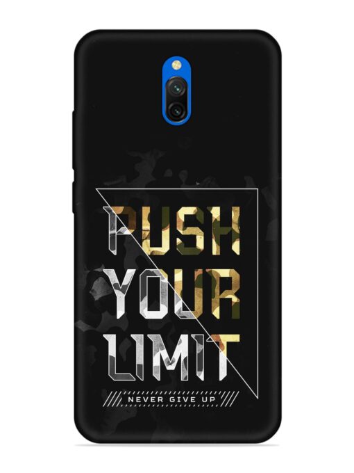 Push Your Limits Embossed Soft Silicone Case for Xiaomi Redmi 8A Dual