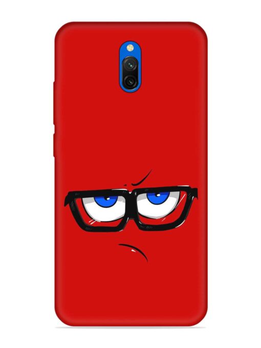 Rad Angry Face Embossed Soft Silicone Case for Xiaomi Redmi 8A Dual Zapvi