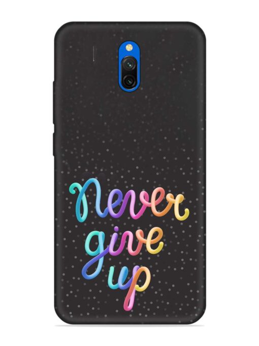 Colorful Stylized Rainbow Embossed Soft Silicone Case for Xiaomi Redmi 8A Dual