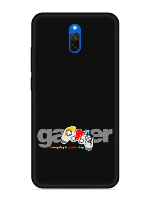 Gamer Everyday Game Embossed Soft Silicone Case for Xiaomi Redmi 8A Dual