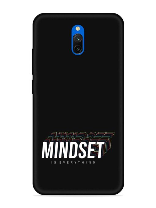 Mindset Everything Slogan Embossed Soft Silicone Case for Xiaomi Redmi 8A Dual Zapvi