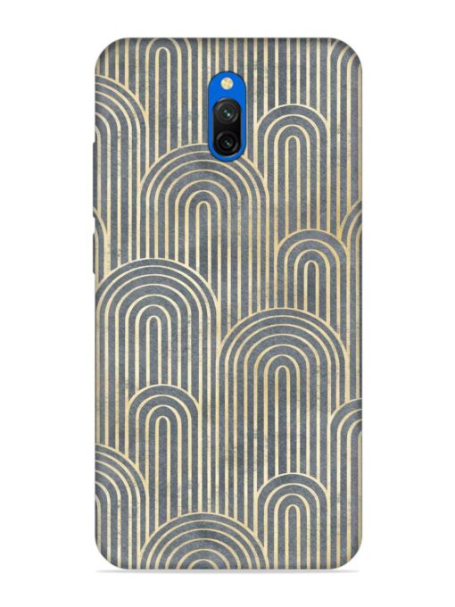 Art Deco Style Embossed Soft Silicone Case for Xiaomi Redmi 8A Dual