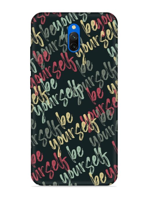 Yourself Seamless Embossed Soft Silicone Case for Xiaomi Redmi 8A Dual