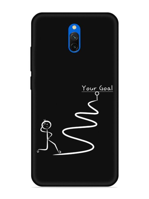 Your Goal Embossed Soft Silicone Case for Xiaomi Redmi 8A Dual Zapvi