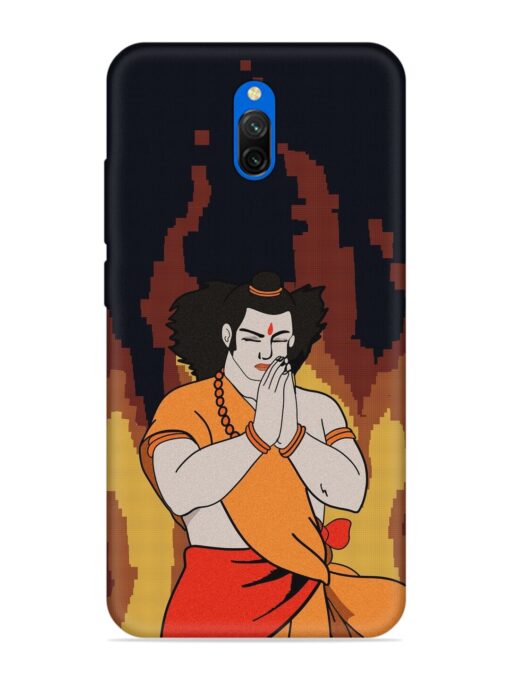 Shree Ram Vector Embossed Soft Silicone Case for Xiaomi Redmi 8A Dual Zapvi