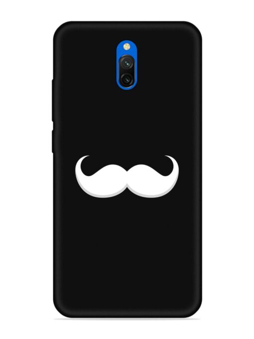 Mustache Vector Embossed Soft Silicone Case for Xiaomi Redmi 8A Dual