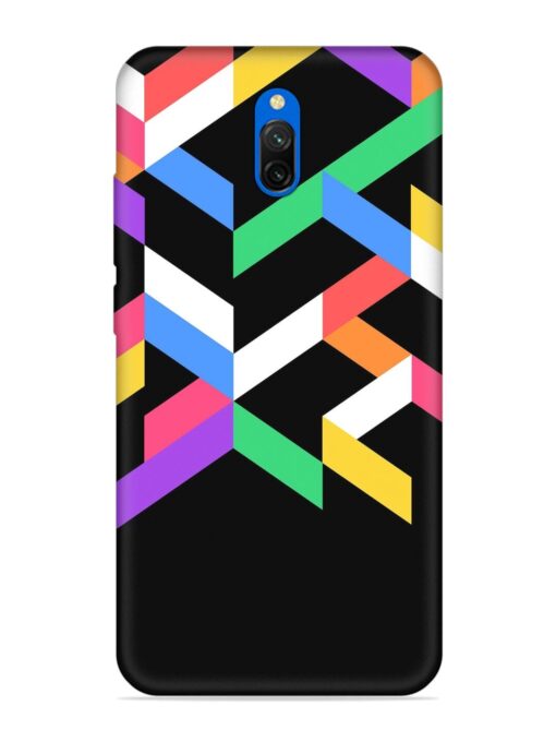 Colorshape Abstarct Embossed Soft Silicone Case for Xiaomi Redmi 8A Dual