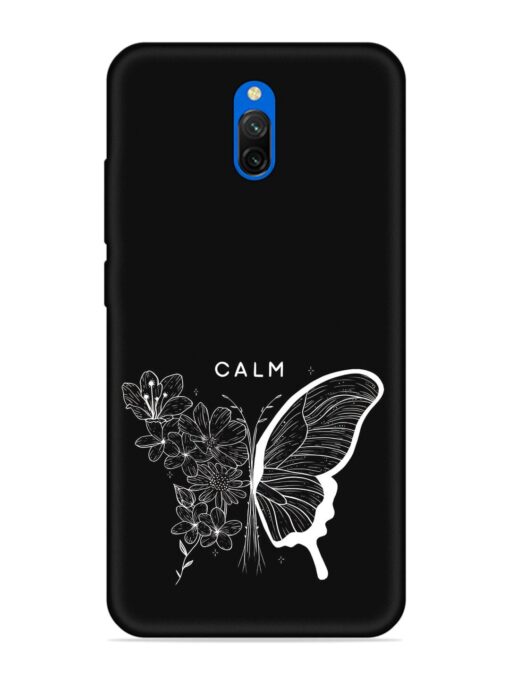 Calm Embossed Soft Silicone Case for Xiaomi Redmi 8A Dual Zapvi