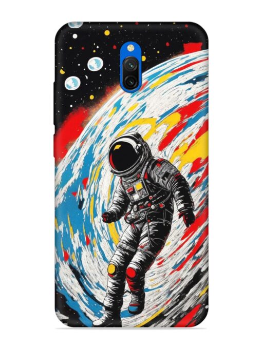 Astronaut Art Embossed Soft Silicone Case for Xiaomi Redmi 8A Dual Zapvi