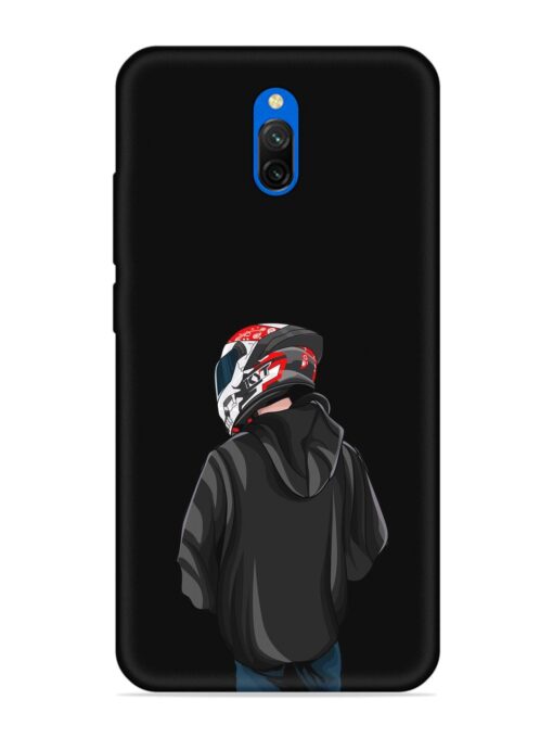 Motorcycle Rider Embossed Soft Silicone Case for Xiaomi Redmi 8A Dual