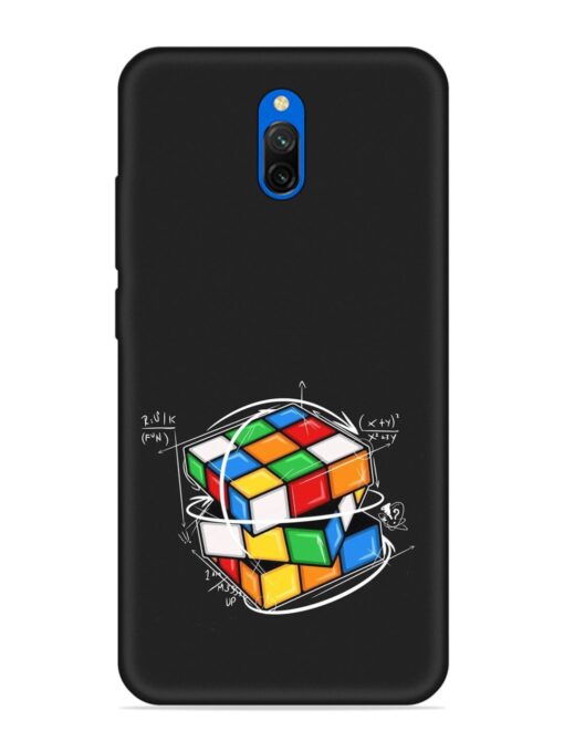 Cubik Vector Embossed Soft Silicone Case for Xiaomi Redmi 8A Dual