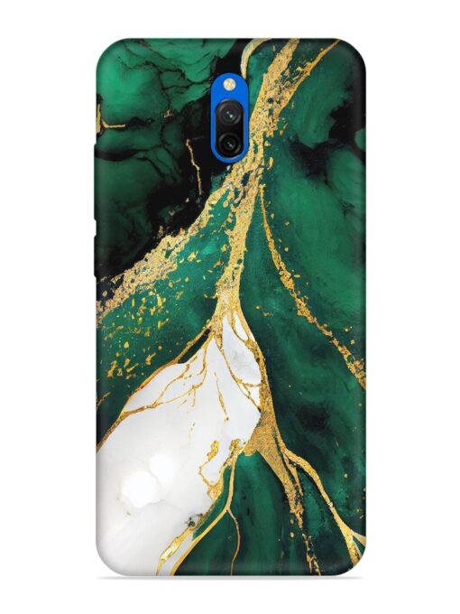 Blue Marble Art Embossed Soft Silicone Case for Xiaomi Redmi 8A Dual