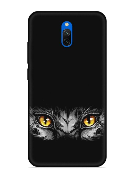 Scary Eye Embossed Soft Silicone Case for Xiaomi Redmi 8A Dual Zapvi